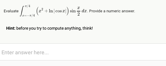 solved-evaluate-integral-pi-4-x-pi-4-x-2-ln-cos-x-chegg