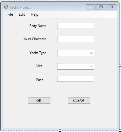VISUAL BASICS: Create a project to input | Chegg.com
