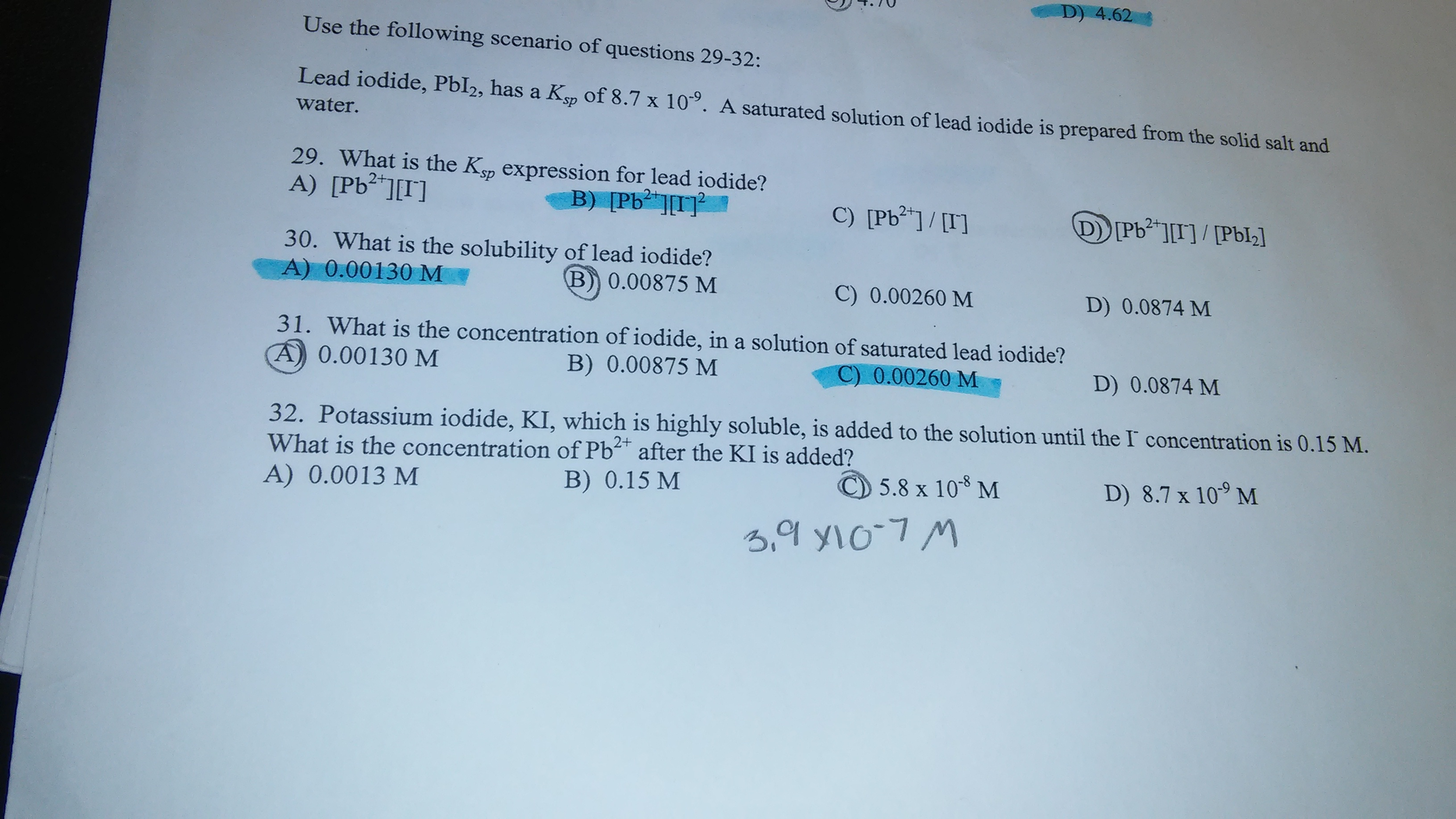 Solved: Use The Following Scenario Of Question 29 - 32: Le... | Chegg.com