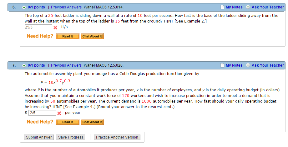 Solved The top of a 25-foot ladder is sliding down a wall at | Chegg.com