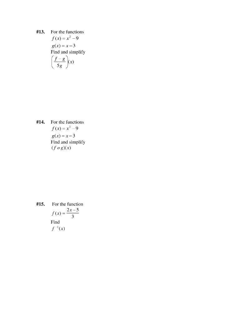 solved-13-for-the-functions-f-x-x-9-g-x-x-3-find-and-chegg