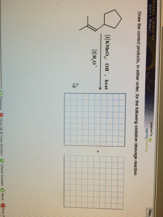 Solved Draw the correct products, in either order, for the