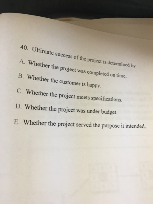 Solved These Are Questions About Project Management | Chegg.com