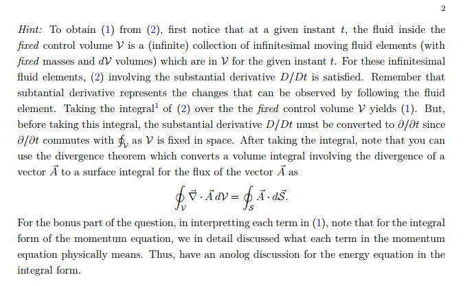 Solved 1-) For a compressible, inviscid flow, the energy | Chegg.com