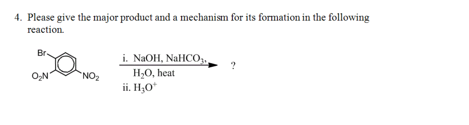 Solved Give the major product and a mechanism for its | Chegg.com