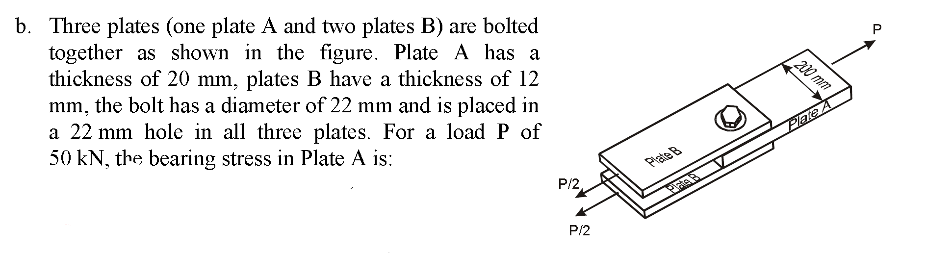 Solved Three Plates (one Plate A And Two Plates B) Are | Chegg.com