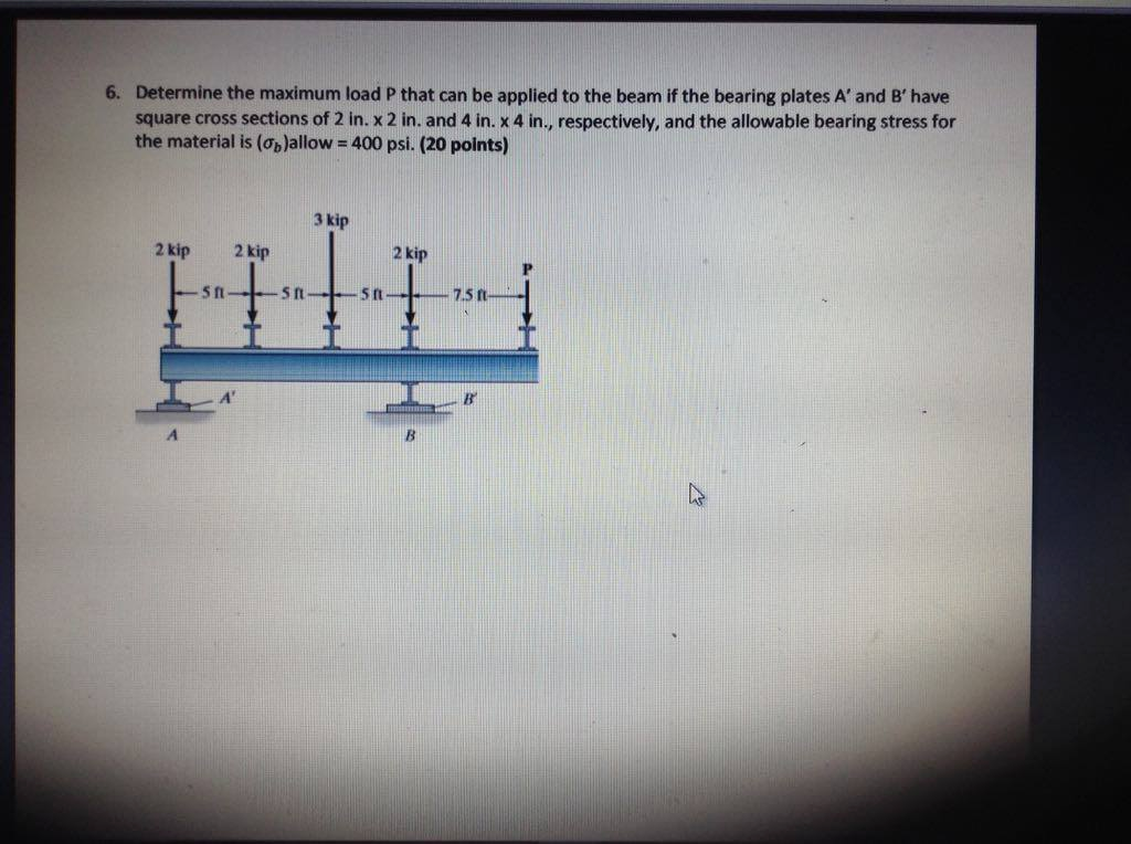 Solved: Determine The Maximum Load P That Can Be Applied T... | Chegg.com