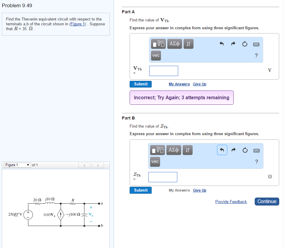 Solved Find The Thevenin Equivalent Circuit With Respect To | Chegg.com