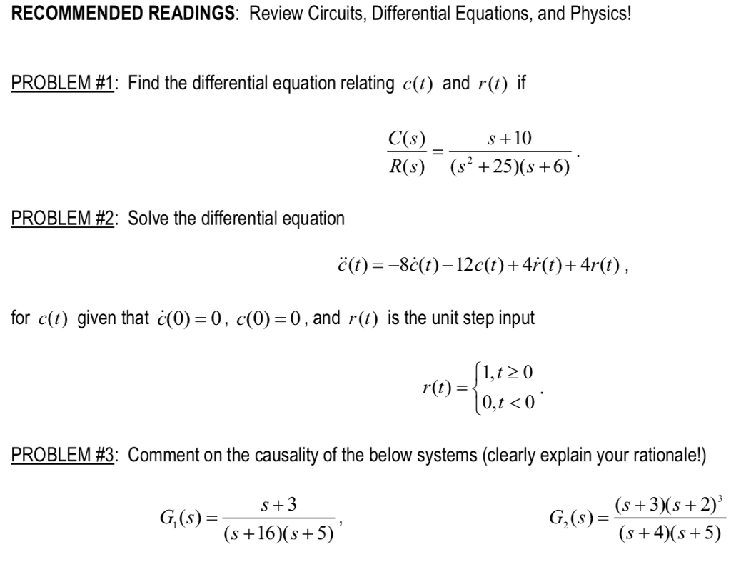 Solved READINGS Review Circuits, Differential