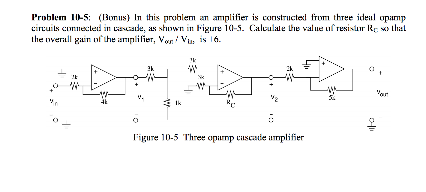 Solved In this problem an amplifier is constructed from