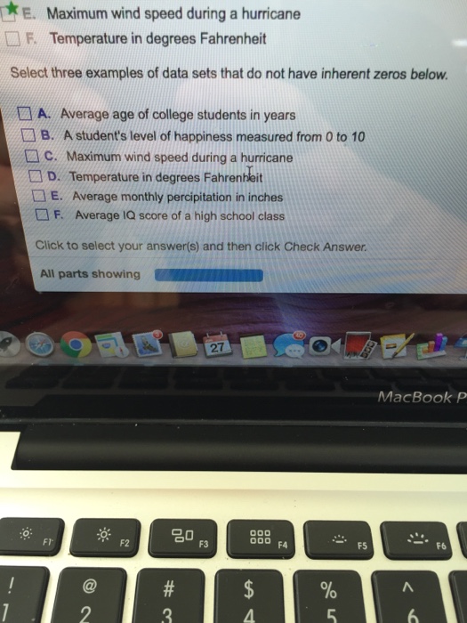 Solved Maximum wind speed during a hurricane Temperature in