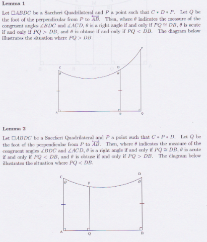 Solved Let ABDC Be A Saccheri Quadrilateral And P A Point | Chegg.com