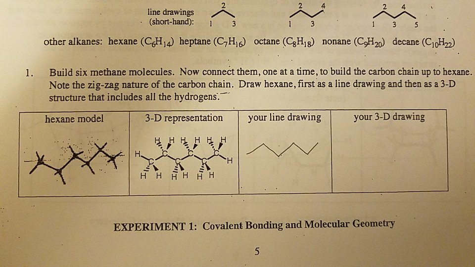 Solved 0% 2 EXPERIMENT 1: Covalent Bonding and Molecular | Chegg.com