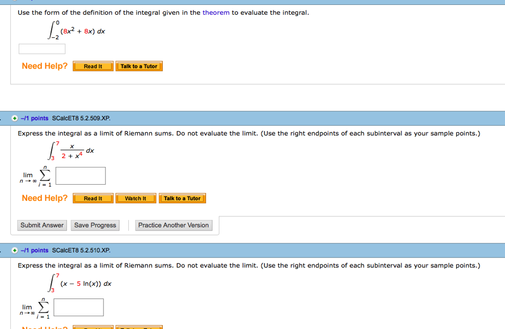 solved-use-the-form-of-the-definition-of-the-integral-given-chegg