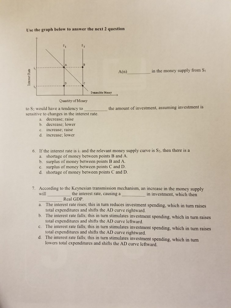 Solved Use the graph below to answer the next 2 question | Chegg.com