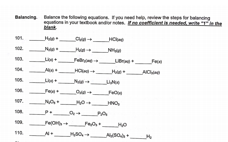 balance equation chemistry calculator