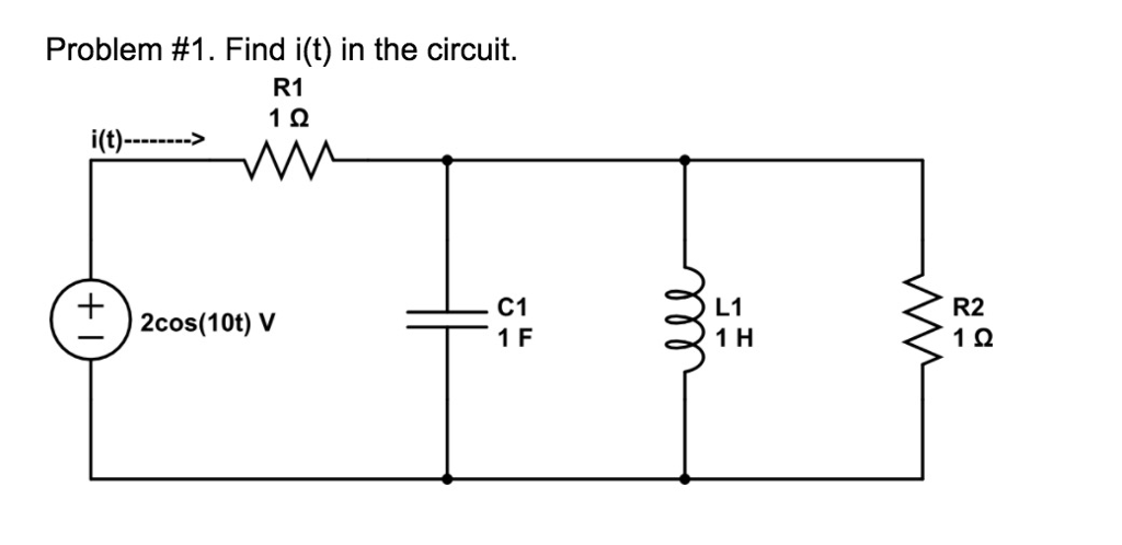 Solved Find i(t) in the circuit. | Chegg.com