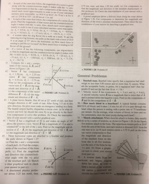 Solved In Each Of The Cases That Follow, The Magnitude Of A | Chegg.com