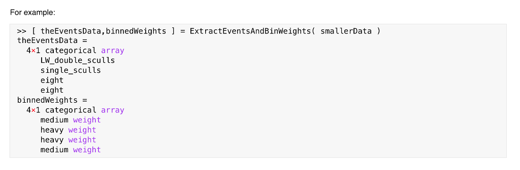Solved Categorical Arrays: Part 1 The cell array | Chegg.com