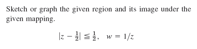 Solved Sketch or graph the given region and its image under | Chegg.com