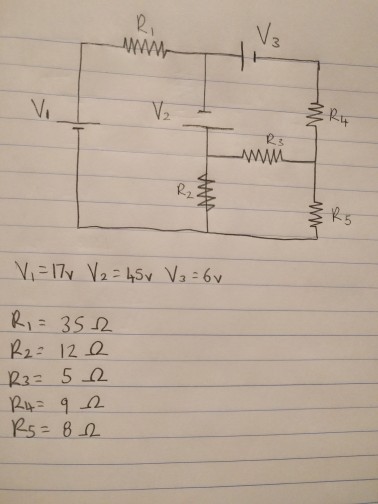 Solved Find Current Through, Voltage Across, And Power | Chegg.com