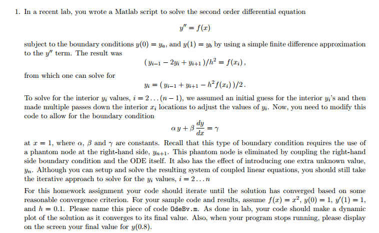 Solved This is not too easy MATLAB problem but considering | Chegg.com