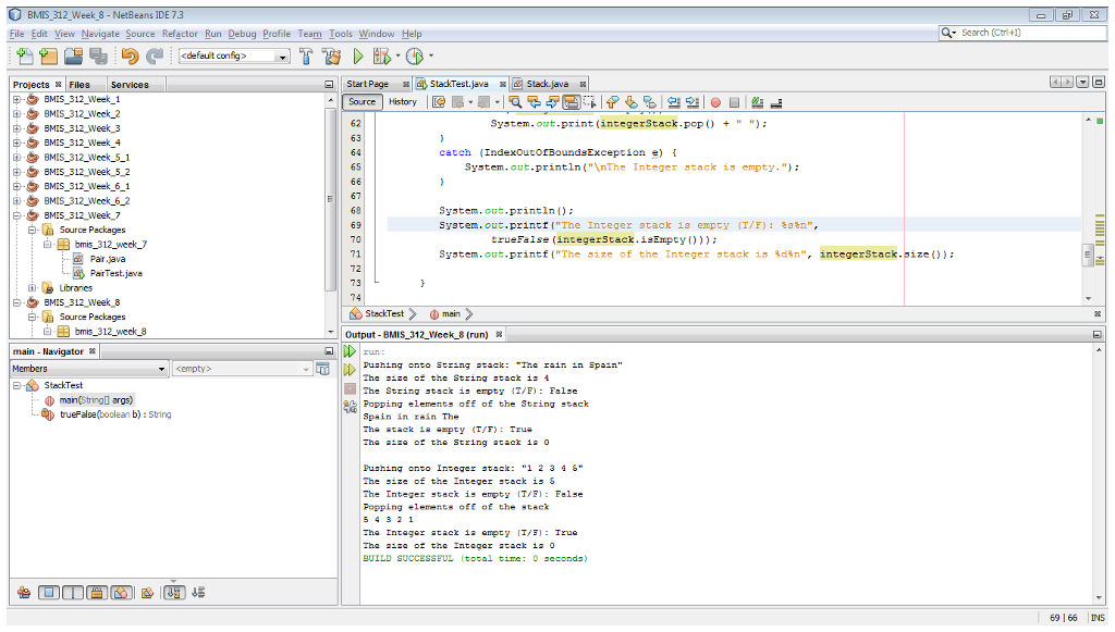 Solved Write A Program That Uses A Stack To Reverse Its 