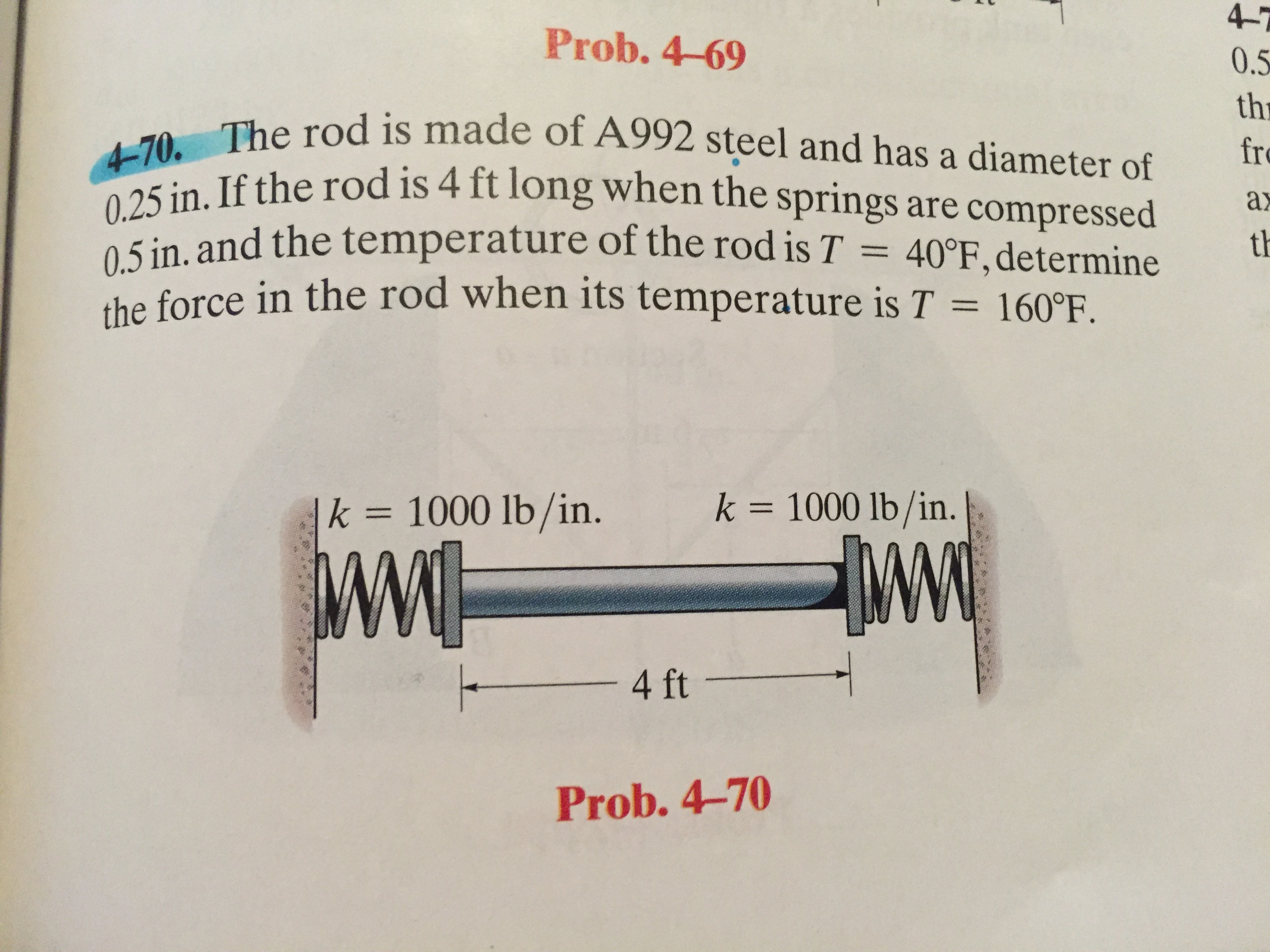 Solved The rod is made of A992 steel and has a diameter of