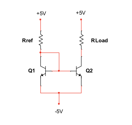 Solved 2) For the BJT current source shown below, determine | Chegg.com