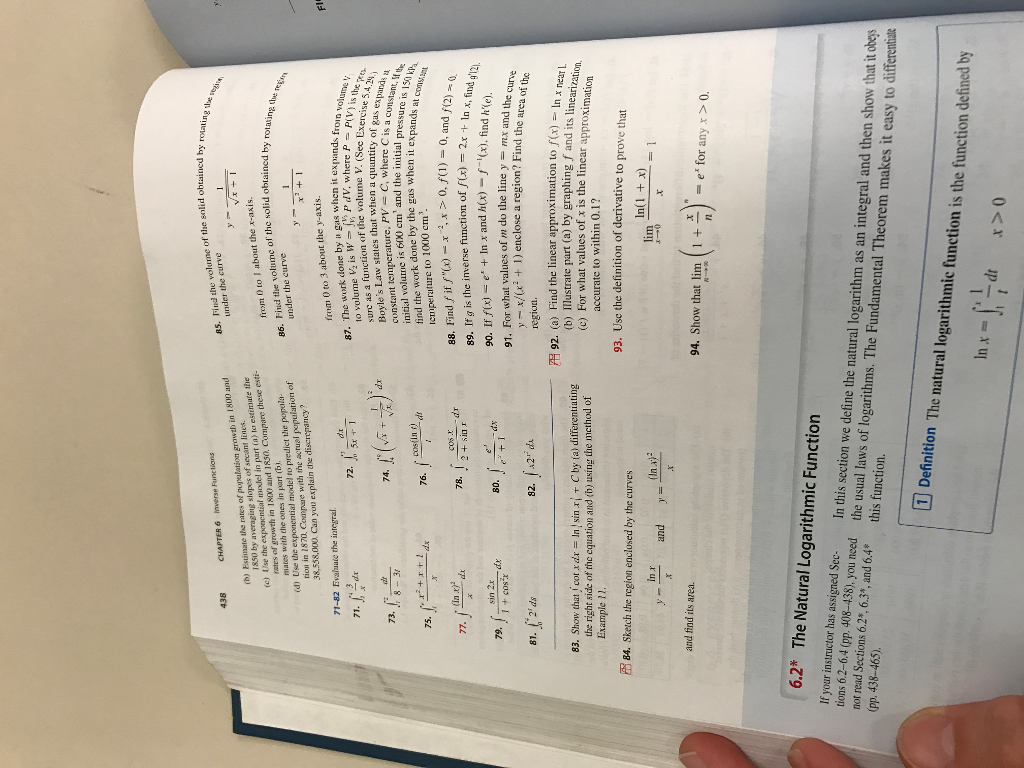 Solved Evaluate the integral. integral^4_3 3/x dx | Chegg.com