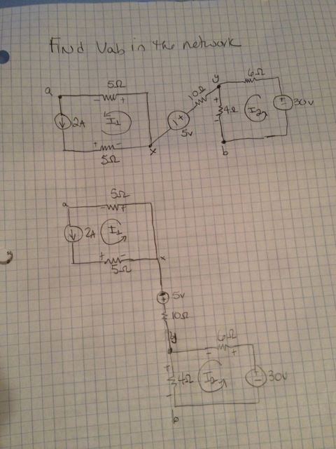 Solved Find Vab In The Network | Chegg.com