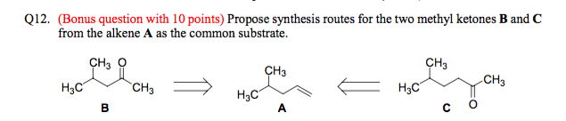 Solved Propose Synthesis Routes For The Two Methyl Ketones B Chegg Com   PhpOKrdRr 