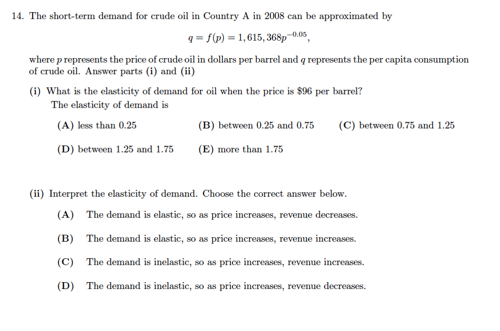 solved-the-short-term-demand-for-crude-oil-in-country-a-in-chegg