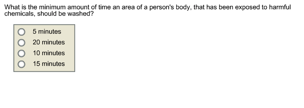 Solved What is the minimum amount of time an area of a | Chegg.com