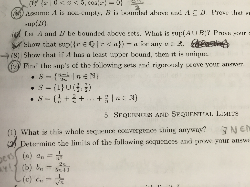 Solved Assume A Is Non Empty B Is Bounded Above And A B 4074