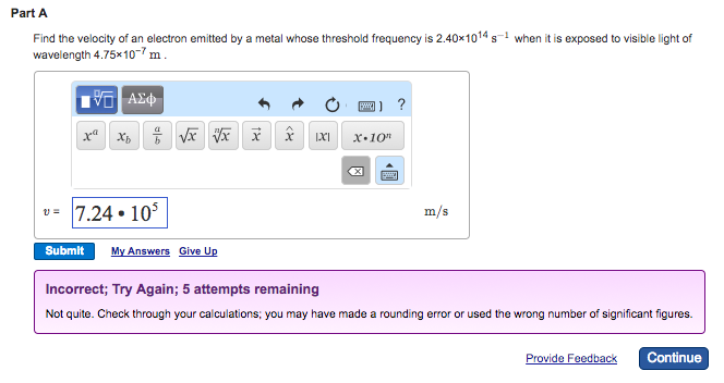 solved-find-the-velocity-of-an-electron-emitted-by-a-metal-chegg