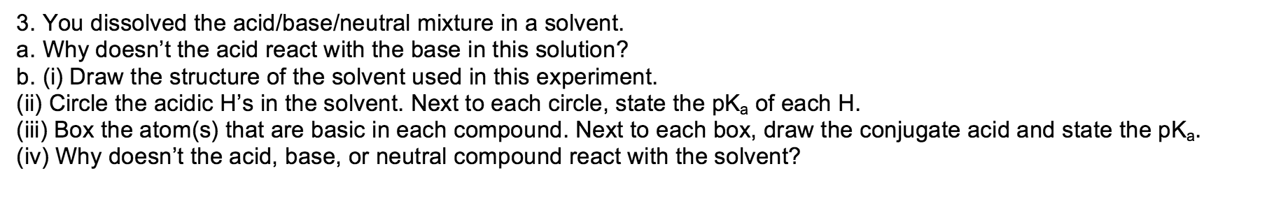 Solved Hi I need help with all parts of question 3. We had a | Chegg.com