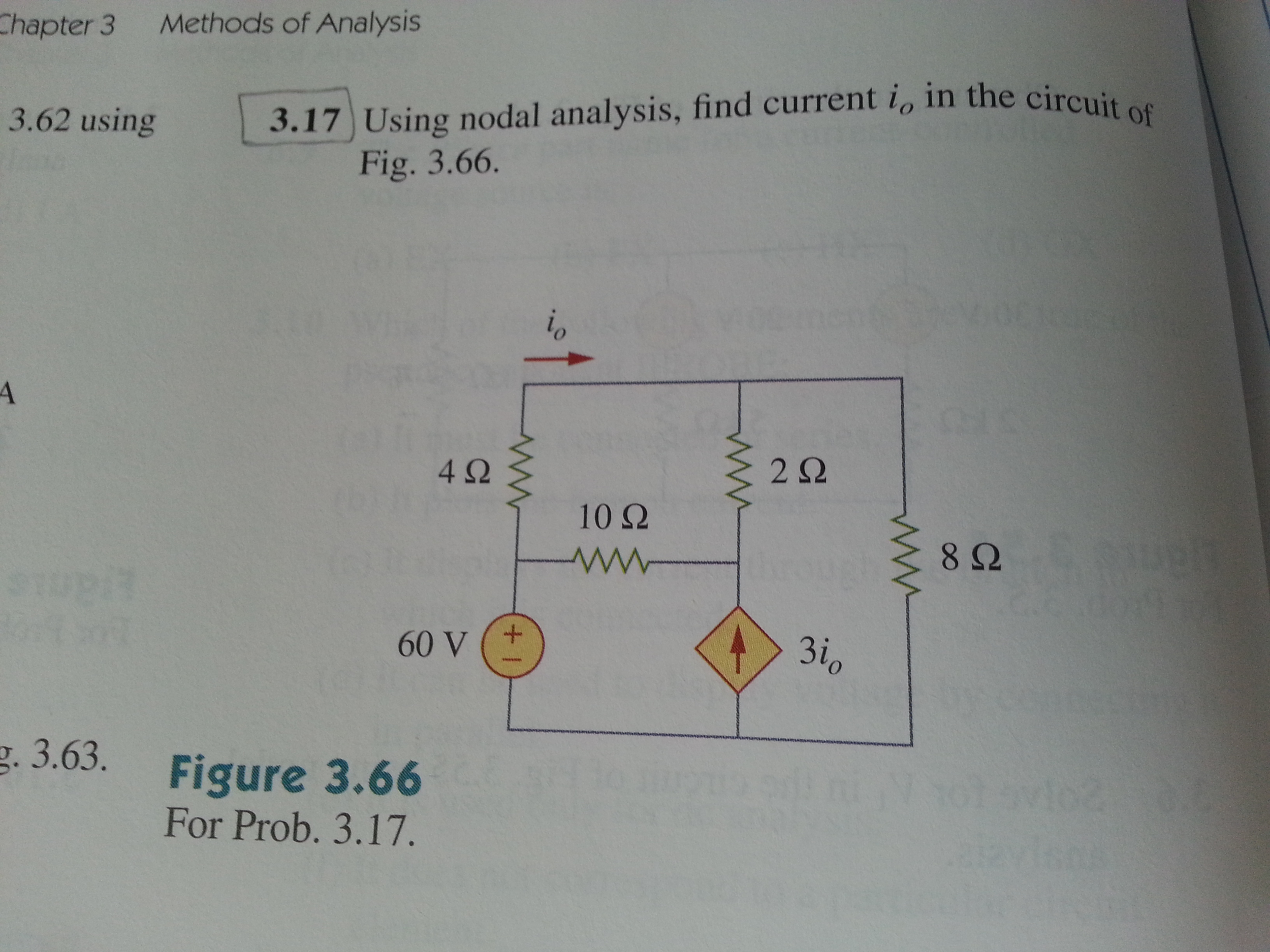For The Circuit In Fig 3 51 Obtain V1 And V2 Solved: For The Circuit In Fig. 3.70, Find V1 And V2 Using... | Chegg.com