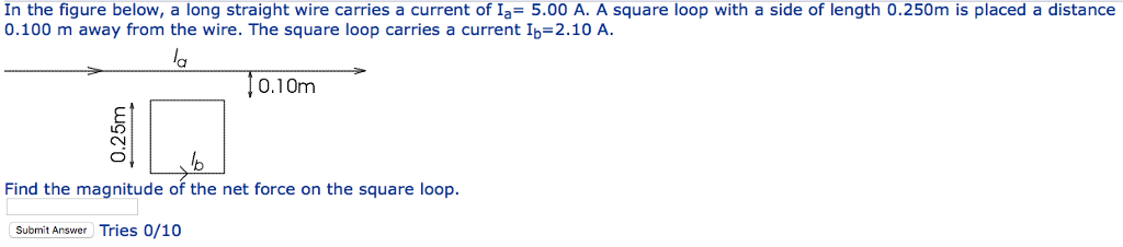 Solved In the figure below, a long straight wire carries a | Chegg.com