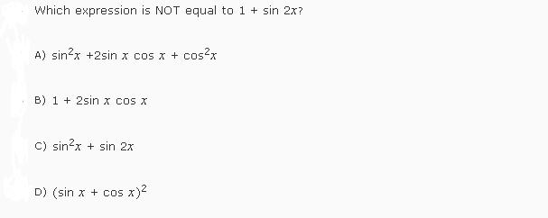 Решите уравнение 1 sin 2x 1 sinx 2