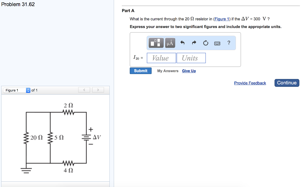 Solved Problem 31.62 Part A What is the current through the | Chegg.com