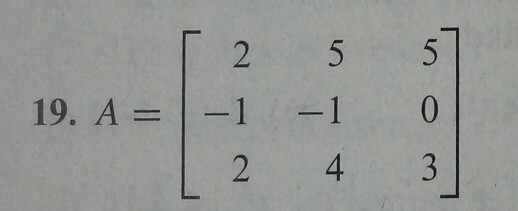 Solved In Exercises 19-23. decide whether the matrix is | Chegg.com