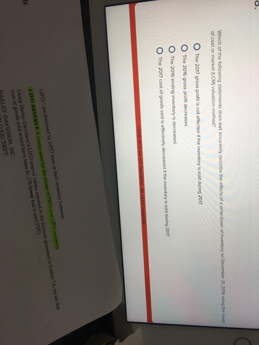 Solved Which of the following statements does not accurately