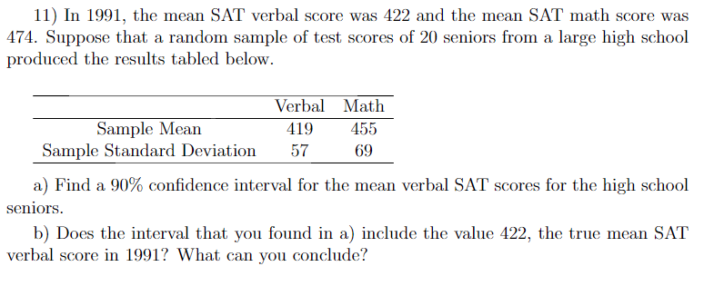 solved-11-in-1991-the-mean-sat-verbal-score-was-422-and-chegg