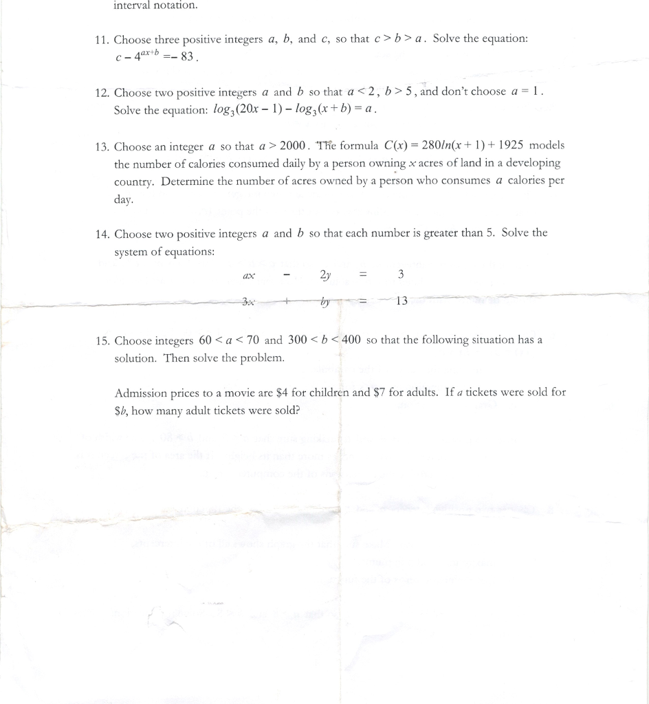 Solved Choose three positive integers a, b, and c, so that c | Chegg.com