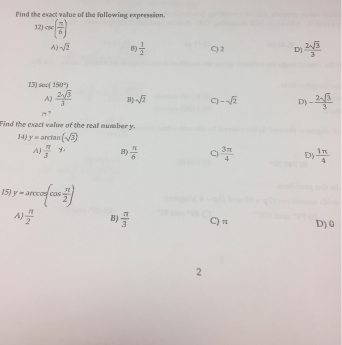 solved-find-the-exact-value-of-the-following-expression-chegg