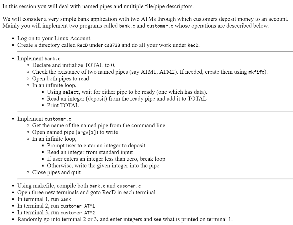 solved-in-this-session-you-will-deal-with-named-pipes-and-chegg