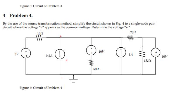 Solved Figure 3: Circuit Of Problem 3 4 Problem 4. By The | Chegg.com