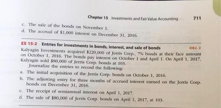 Solved Chapter 15 Investments and Fair value Accounting c. | Chegg.com