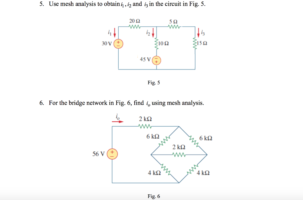 Solved Use mesh analysis to obtain i_1, i_2 and i_3 in the | Chegg.com